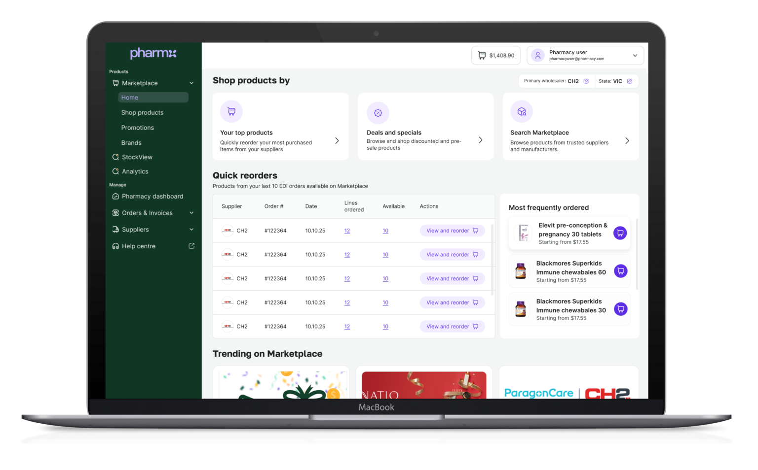 Pharmx Marketplace