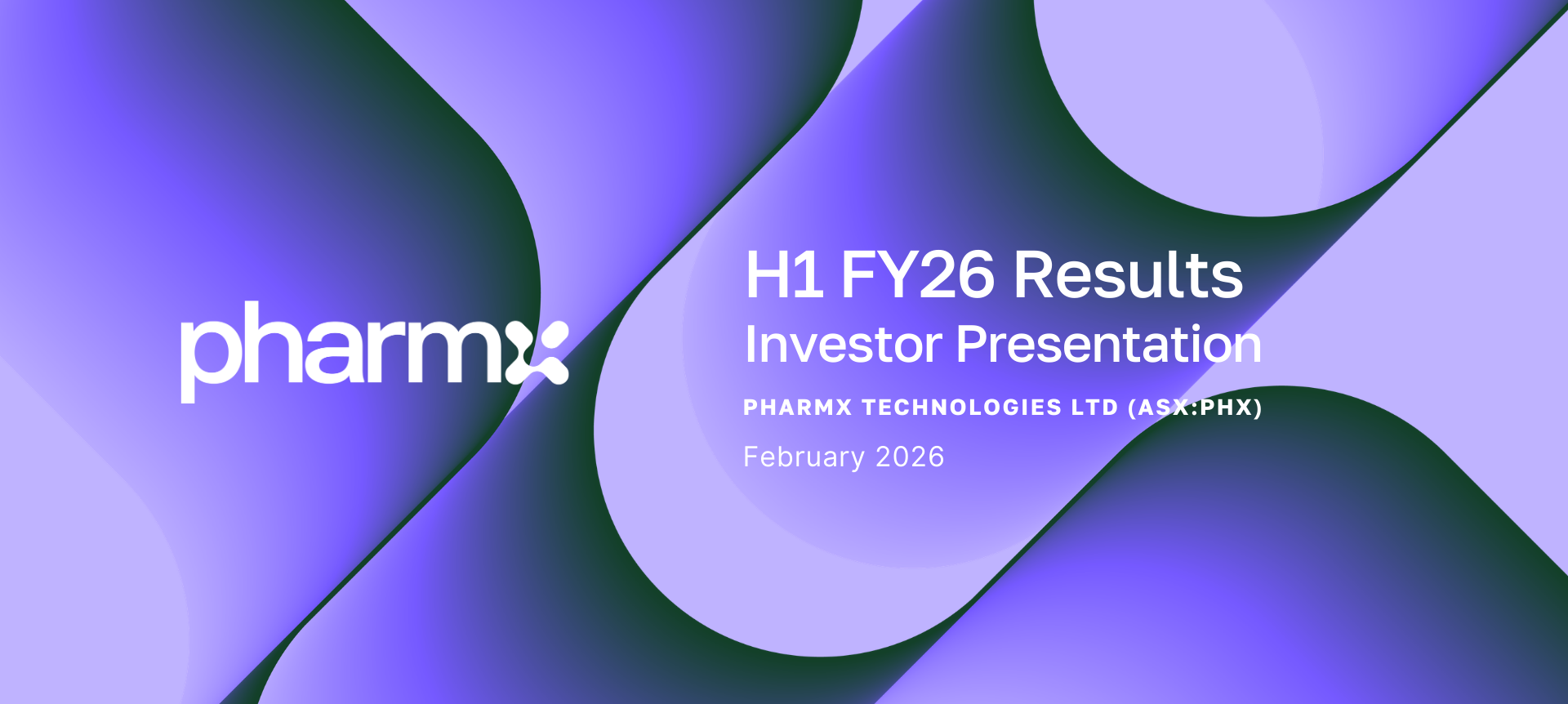 Pharmx H1 FY26 Results Presentation - Pharmx